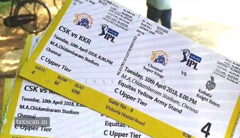 IPL Tickets - Taxscan