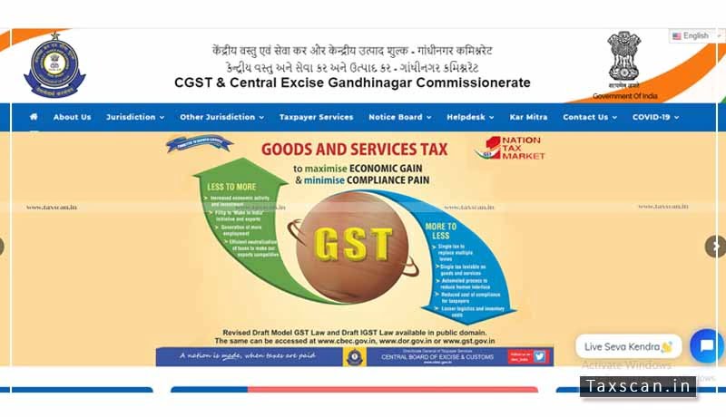CGST - Website - CGandhinagar Commissionerate - taxscan
