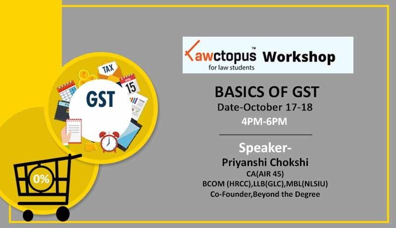 Online Workshop - Basics of GST - GST - Taxscan