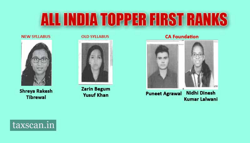 CA Exams 2020 - CA Foundation - ICAI - CA Exam Toppers - Taxscan