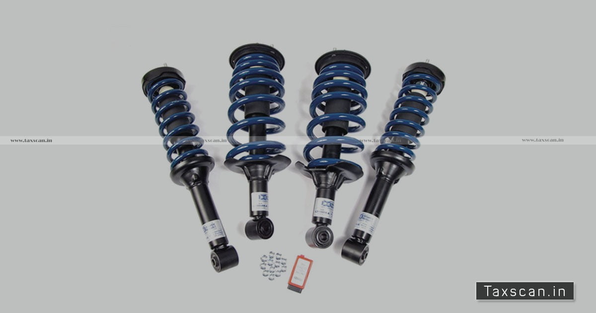 28 GST payable on Motor Car Air Springs (shock absorber), rules AAR