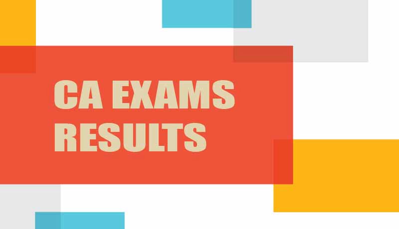 CA Exam Results - CA Exams 2021 - results - taxscan
