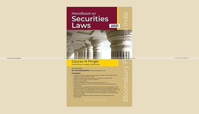 Handbook on Securities Laws - Taxscan