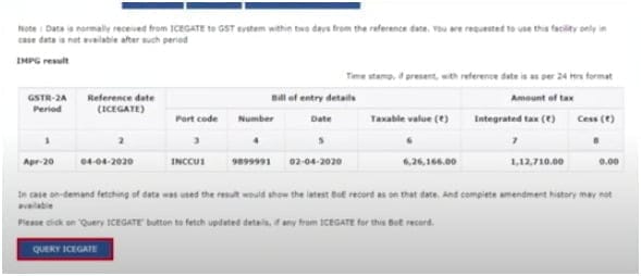 4GSTR 2A - BoE- taxscan