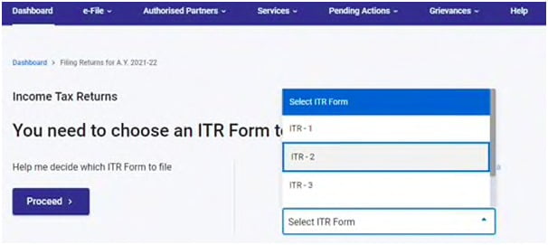 3 inside -e-file Income Tax Returns - New Portal - Taxscan