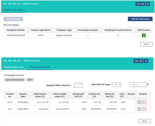 5 GSTR-1 - GSTN - GST portal - Taxscan