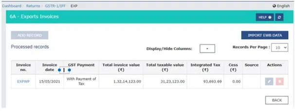 GSTR1 Dashboard