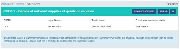 7 GSTR1 - GSTN - GST portal - Taxscan