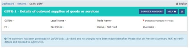 8 GSTR1 - GSTN - GST portal - Taxscan