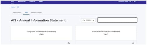 Income Tax E-Filing Portal - AIS - inside 2 - Taxscan