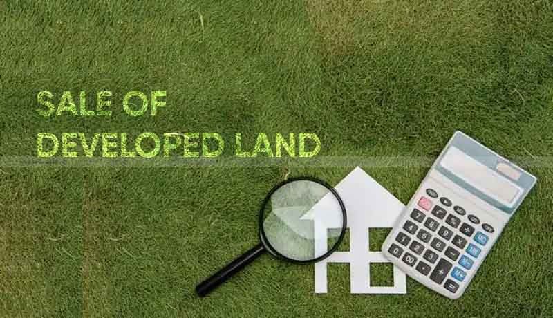 sale of developed land - Taxscan