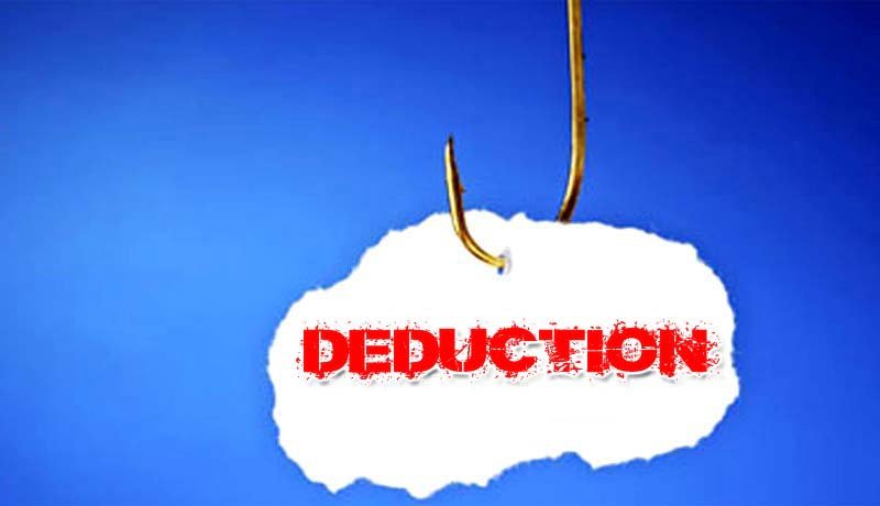 Deduction Income Tax Act