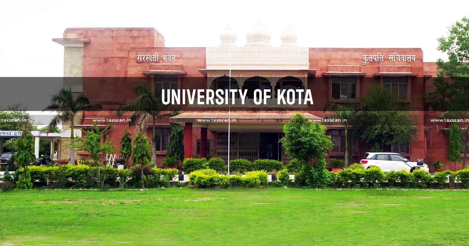 constituent Colleges - University of Kota - Supply of Service - GST - AAR - Authority for Advance Ruling - Services of University of Kota - taxscan