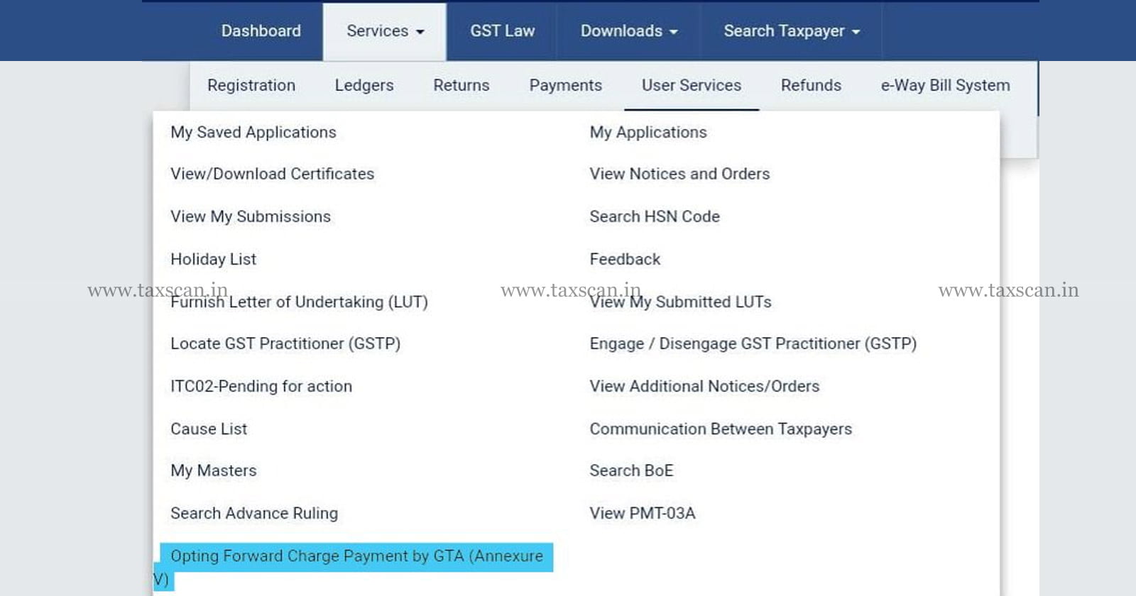 GTAs - Declaration - in - Annexure - V - Deadline - TAXSCAN