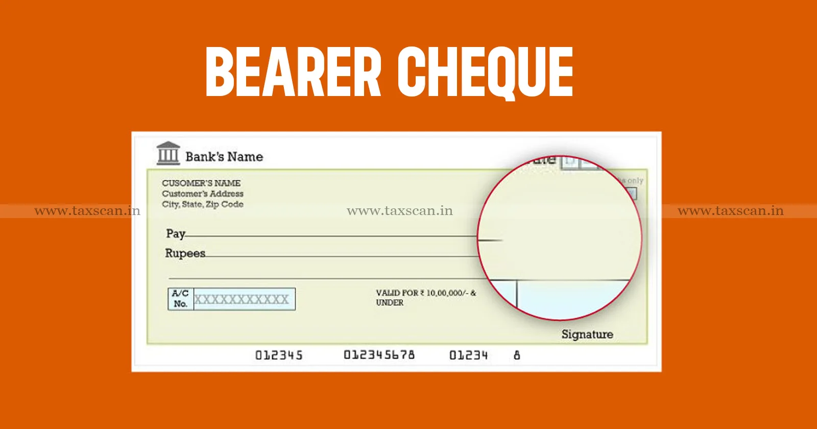 Bearer Cheque - forged Signatures of Assessee - forged Signatures - ITAT - taxscan