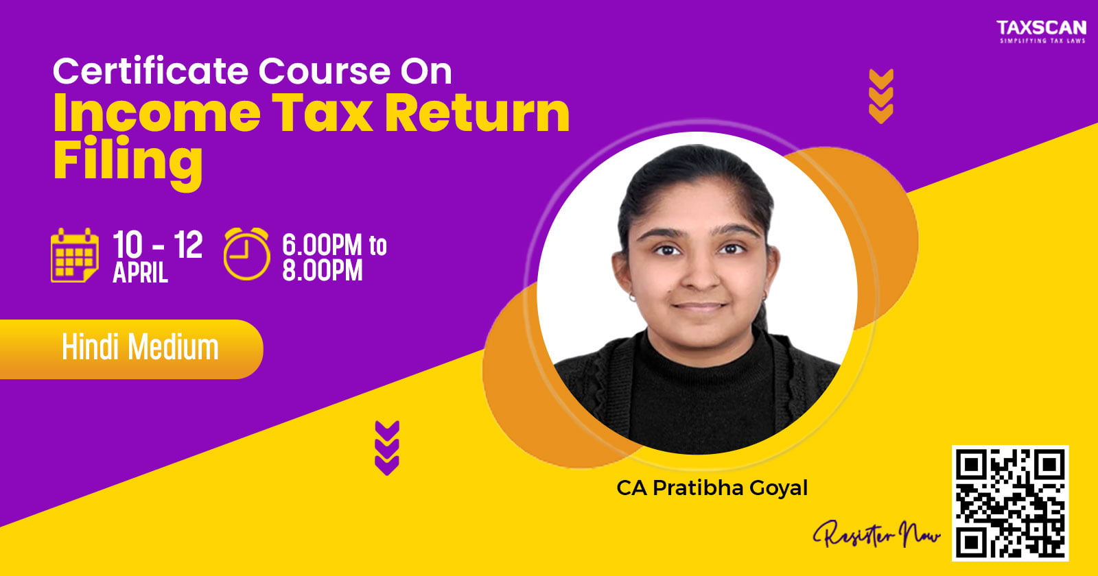 certificate course - income tax return filing - income tax return - income tax - tax - online certificate course - certificate course 2023 - taxscan - taxscan academy