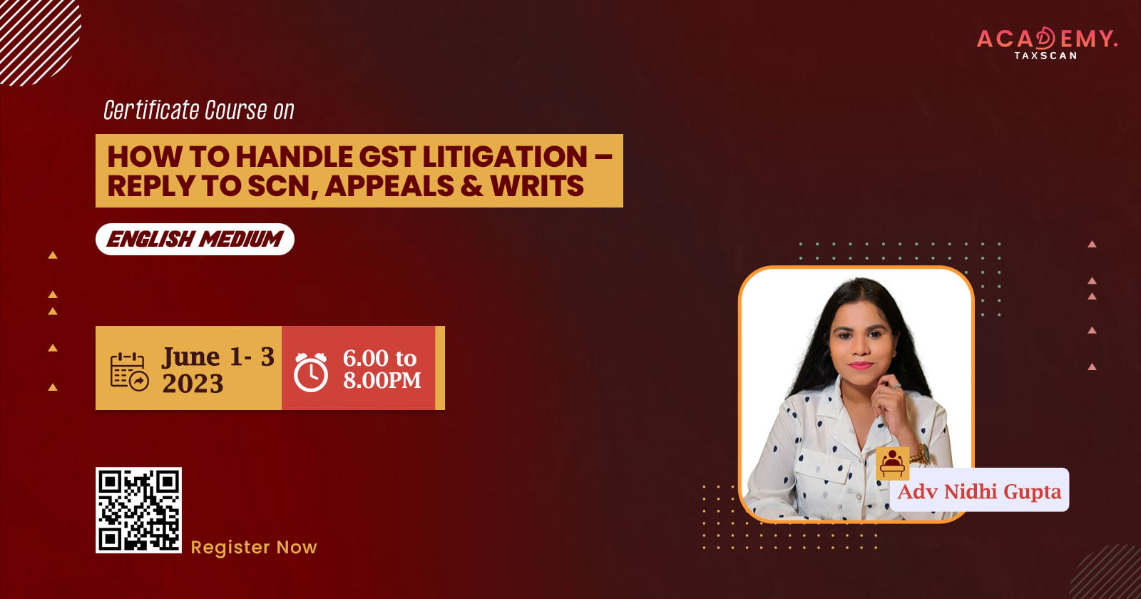 Certificate Course - How To Handle GST Litigation - GST Litigation - GST - Reply to SCN - SCN - Appeals - Writs - Litigation - onlinecertificatecourse - certificatecourse2023 - TaxscanAcademy   - Taxscan