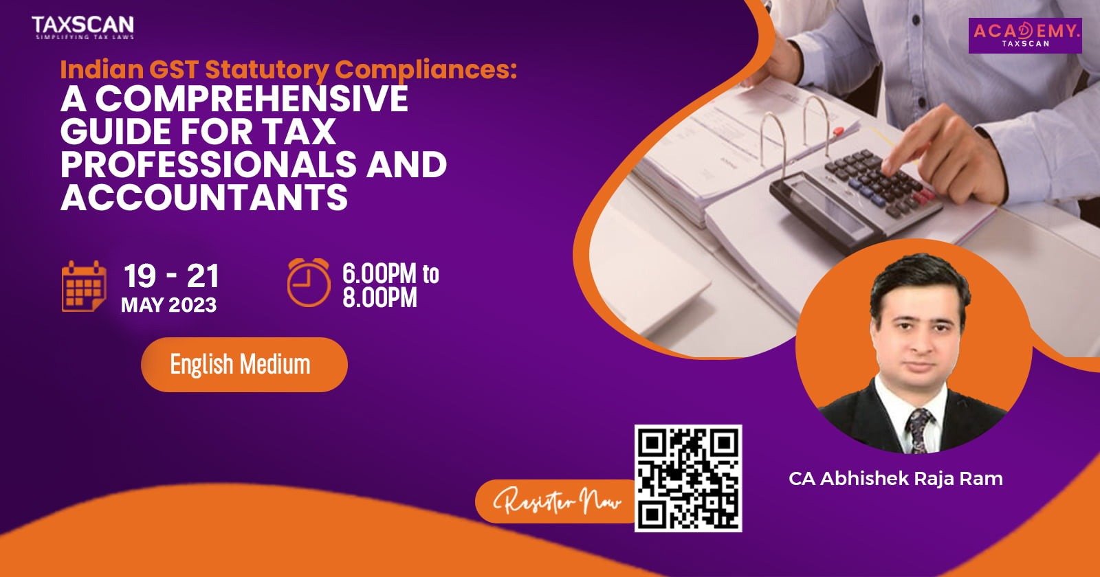 Indian GST Statutory Compliances - Indian GST - GST - GST Statutory Compliances - Comprehensive Guide - Tax Professionals and Accountants - Tax Professionals - Accountants - Certificate Course -taxscan