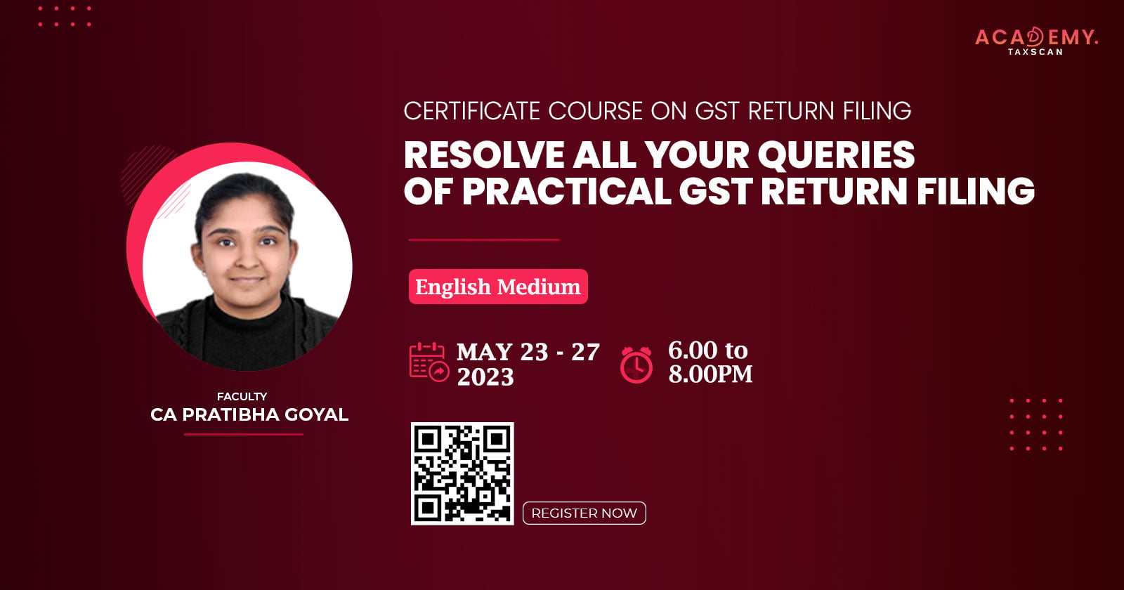 Certificate Course on GST Return Filing - taxscan