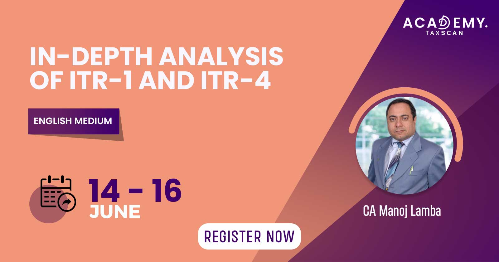 In-depth Analysis - ITR-1 - ITR-4 - ITR - Analysis - Certificate Course - online certificate course - Course 2023 - Course - new - new course - new course 2023 - certificate course 2023 - taxscan academy