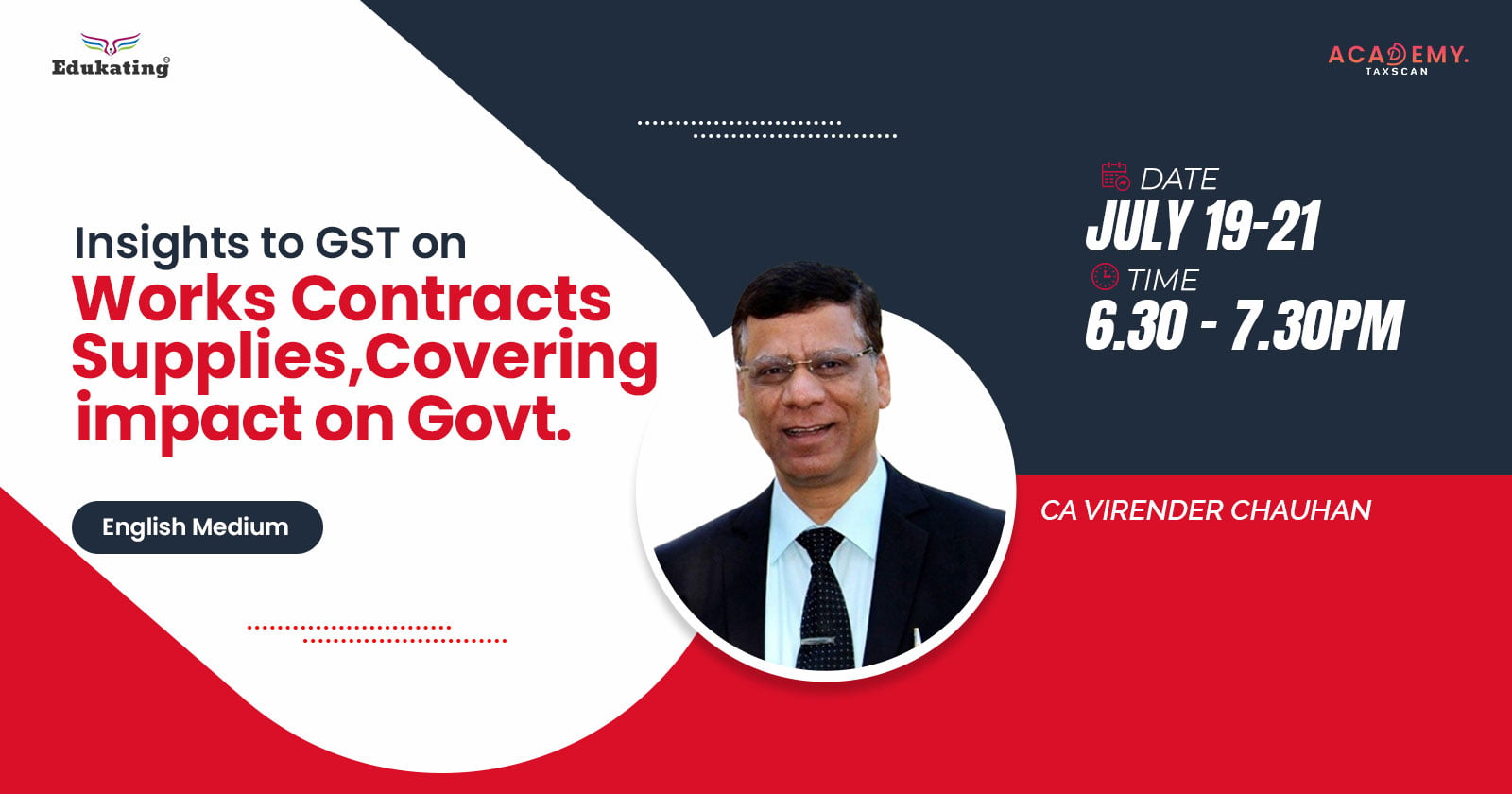 Insights to GST - GST - Works Contracts Supplies - Works Contracts - covering impact - Govt. Contractors - Sub-contractors - online certificate course - certificate course 2023 - Taxscan Academy - taxscan