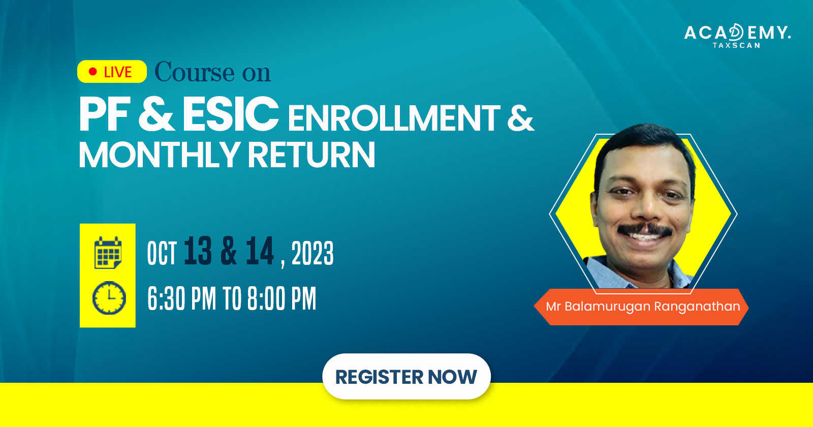 Live Course - PF & ESIC Enrollment - Monthly Return - PF & ESIC Enrollment & Monthly Return - PF - ESIC - Enrollment - online certificate course - Course 2023 - Course - certificate course 2023 - online certificate course 2023 - taxscan academy