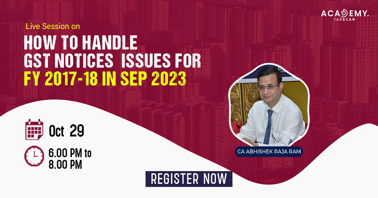 How to Handle GST Notices - GST Notices - GST - FY 2017-18 in Sep 2023 - How to Handle GST Notice - GST Updates 2023 - KnowledgeSharing - OnlineSkills - OnlineAcademy - WebinarTraining - taxscan academy