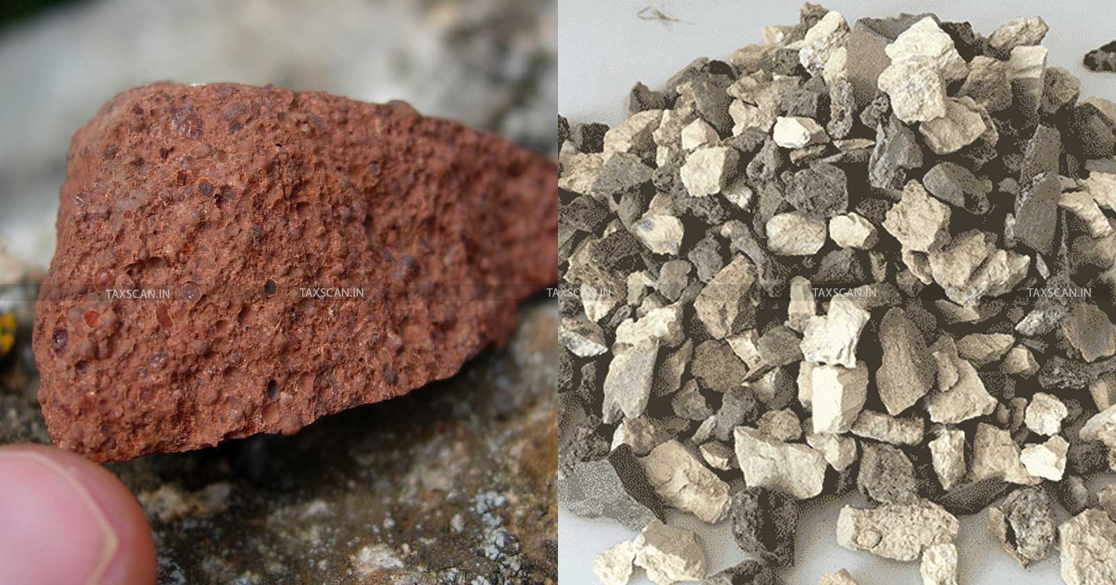 conversion of Raw Bauxite - Raw Bauxite - Bauxite - Raw Bauxite into Calcinated Bauxite - Calcinated Bauxite - taxscan