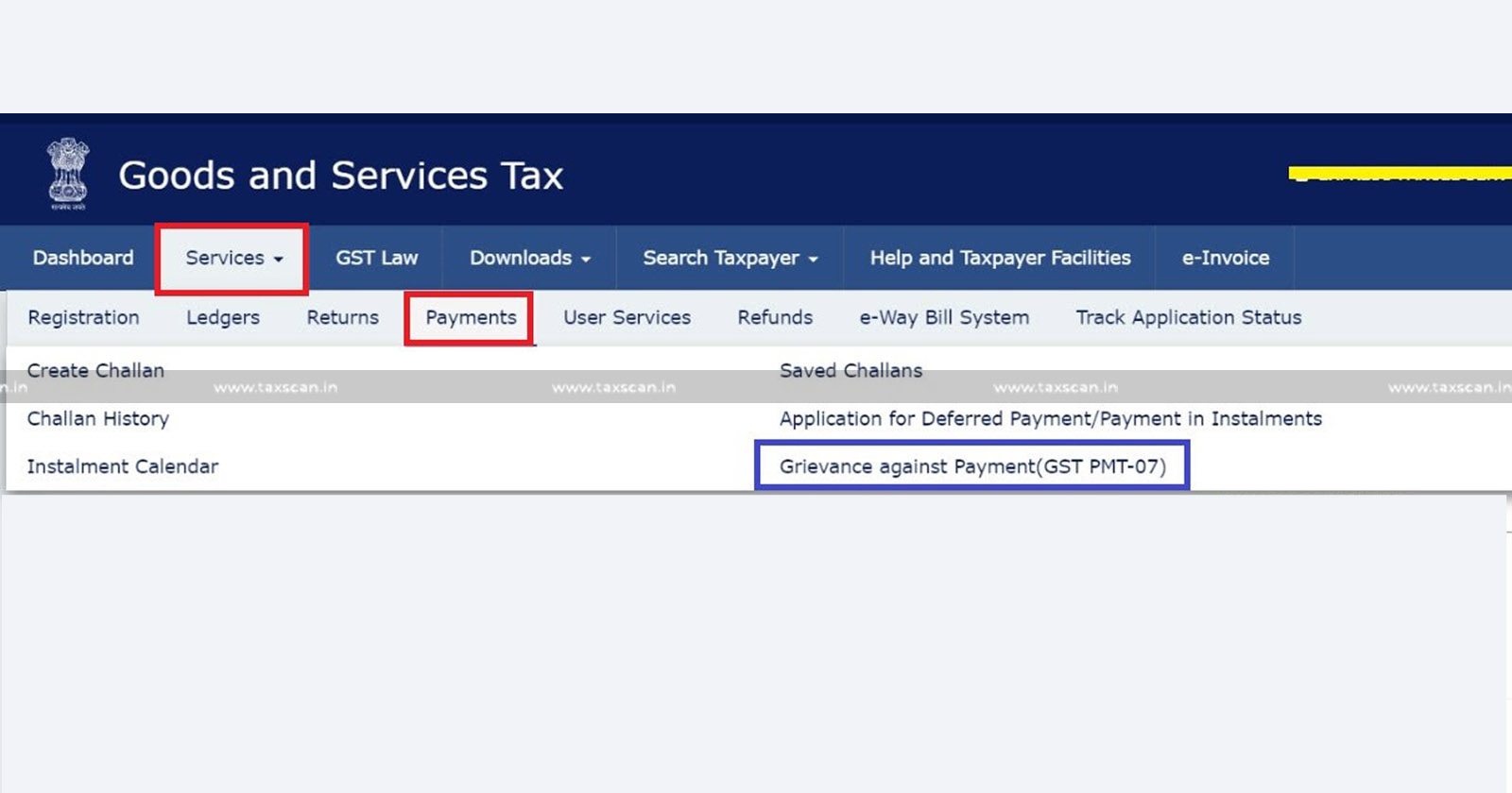 GSTN Unveils - New Features to GST Portal - TAXSCAN