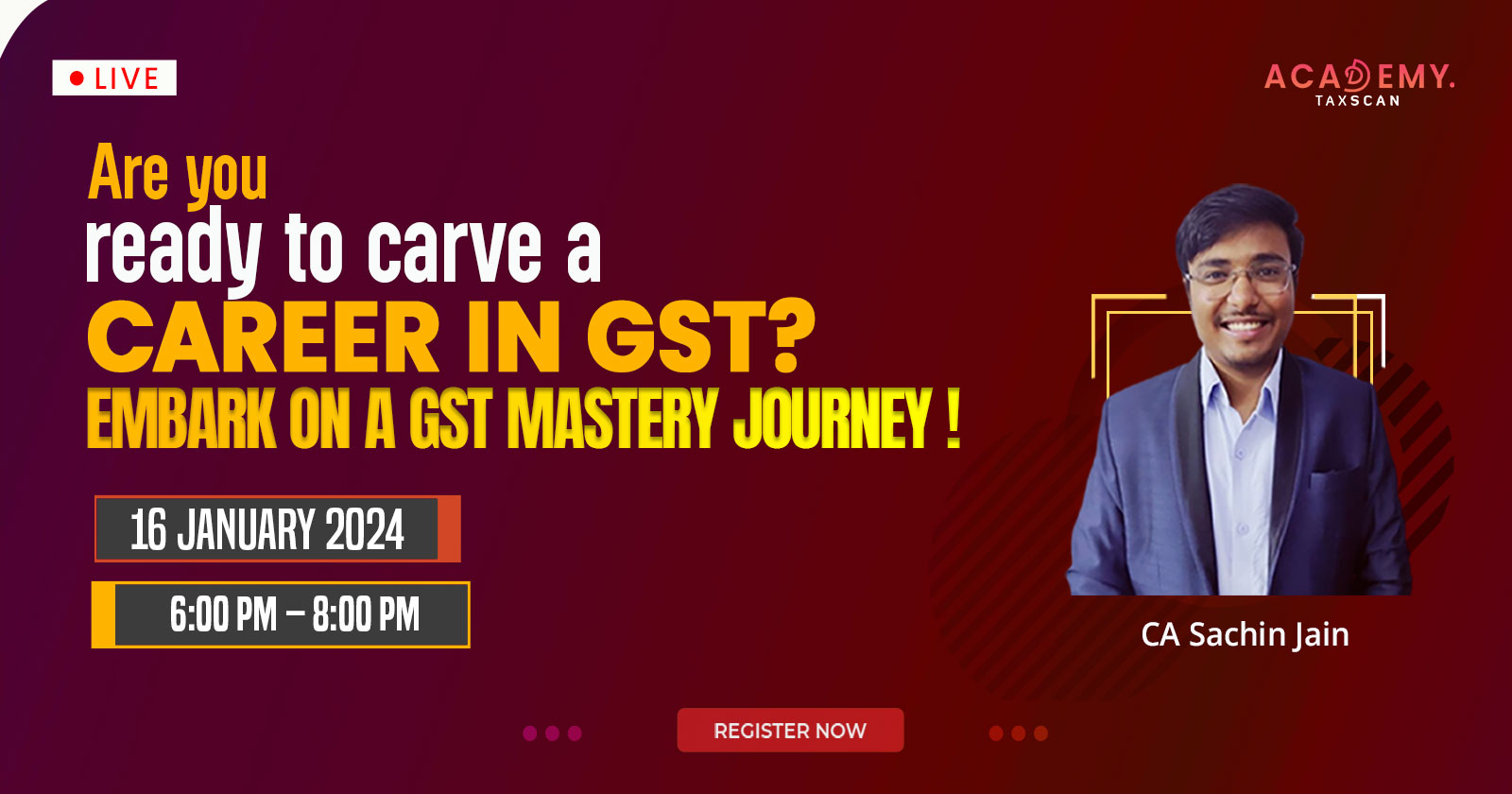 carve a career in GST - GST - career - carve a career - Embark on a GST Mastery Journey -GST Mastery Journey - GST Mastery - Certification Course - best online certificate course -Top online - courses -Top online Certificate courses - Taxscan Academy