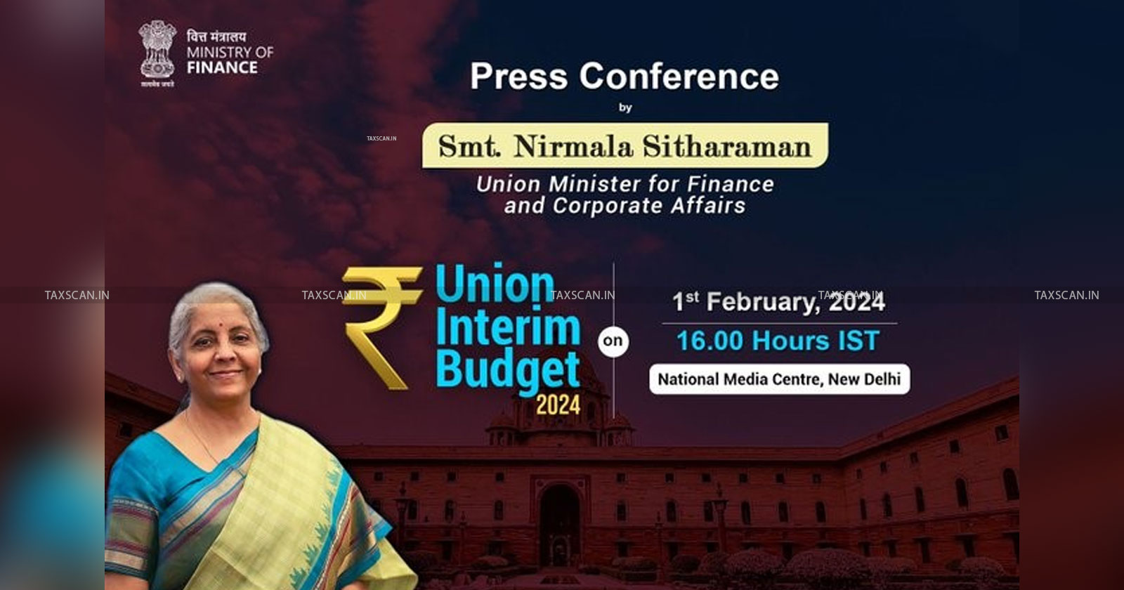 Budget 2024 - Interim Budget 2024 - Finance Minister Nirmala Sitharaman - Budget 2024 live - TAXSCAN